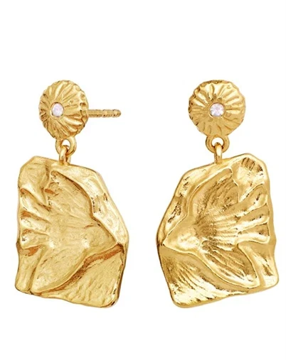 Maanesten - Erinna Øreringe - Gold